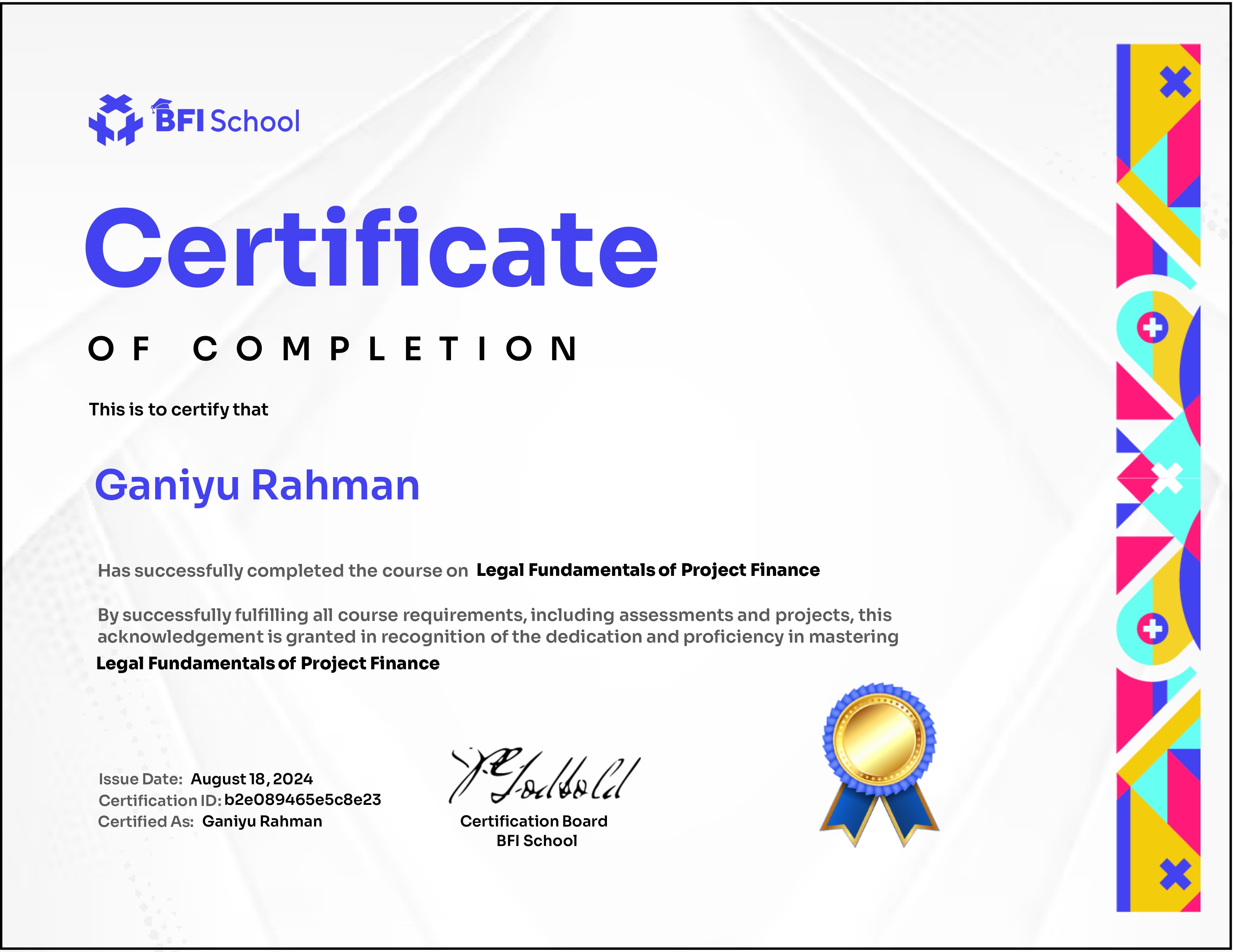 Legal Fundamentals of Project Finance